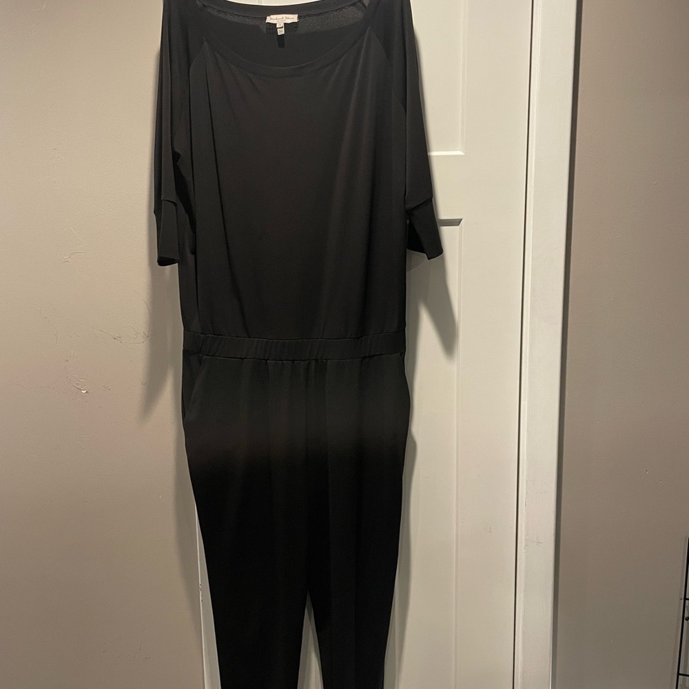Michael Stars Classic Black Jumpsuit